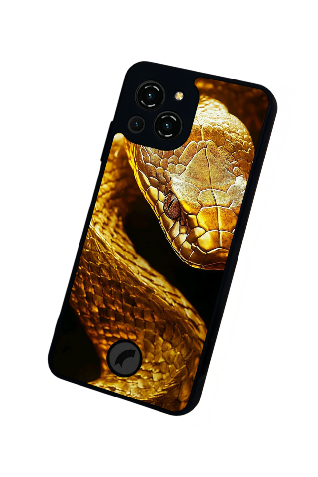 Reeder S23 Pro Max Uyumlu Yılan Tasarımlı Glossy Premium Kılıf