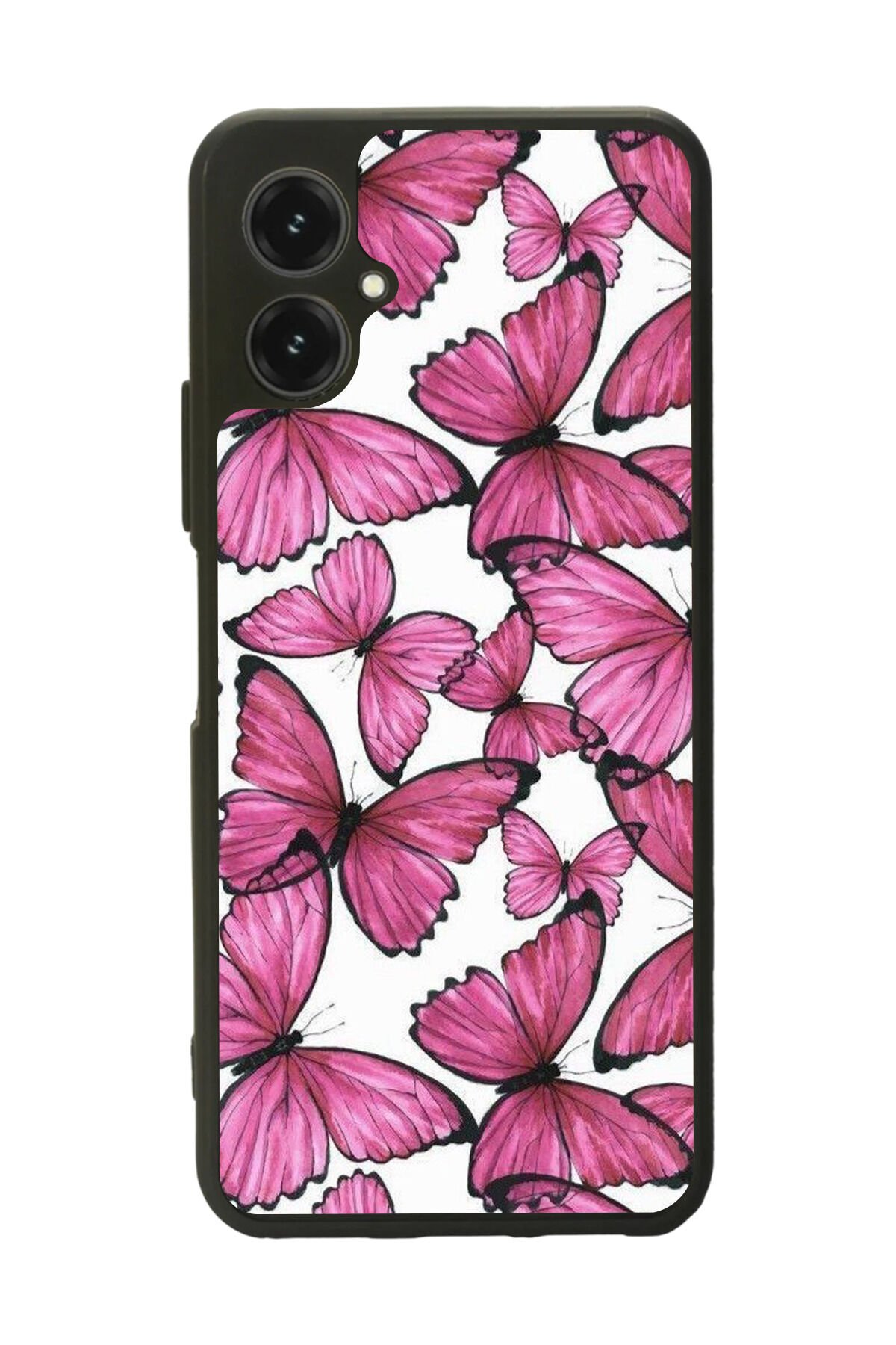 Omix X5 Uyumlu Kelebek Tasarımlı Glossy Premium Kılıf