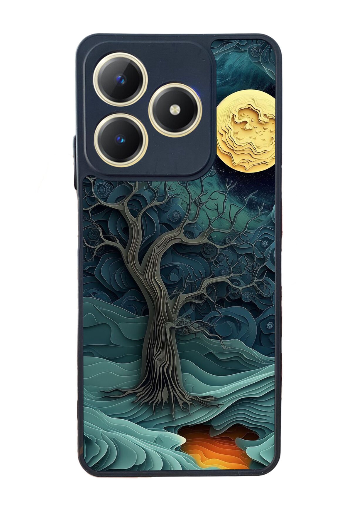 Realme C63 Mat Uyumlu Siyah Kılıf – Yumuşak Silikon, Koruyucu, Şok Emici Kapak