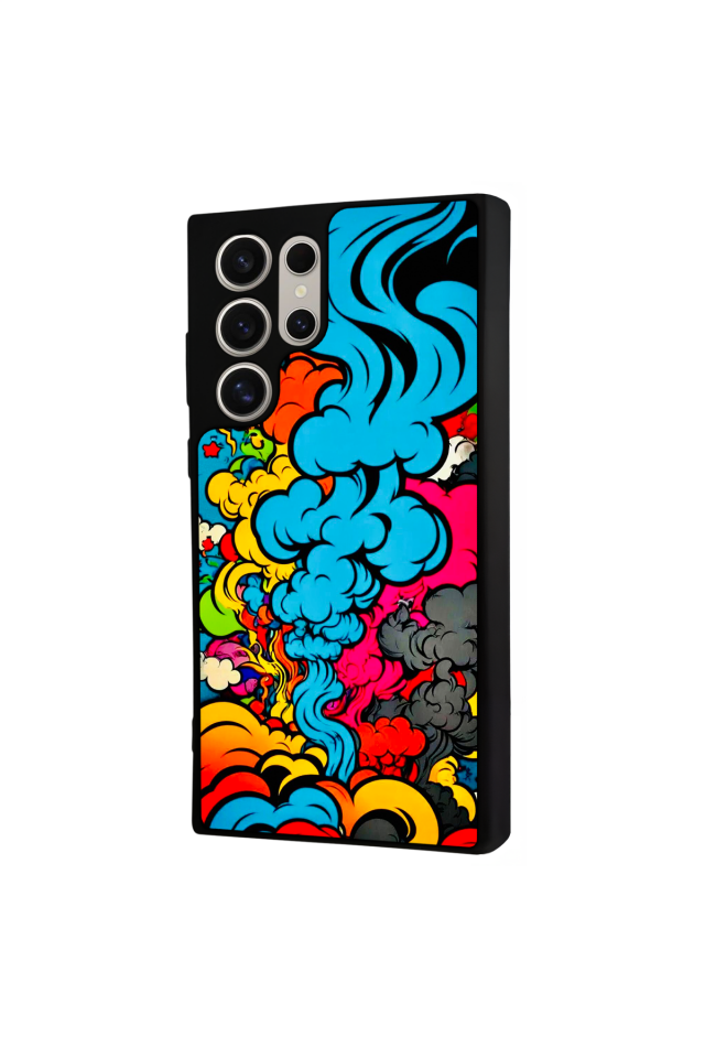 Samsung Galaxy S24 Ultra Uyumlu Abstract Tasarımlı Glossy Premium Kılıf