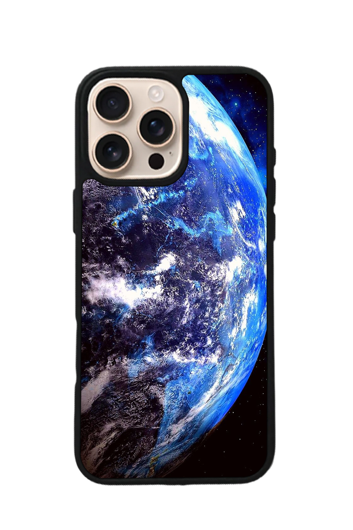 iPhone 16 Pro Uyumlu Ay Tasarımlı Glossy Premium Kılıf