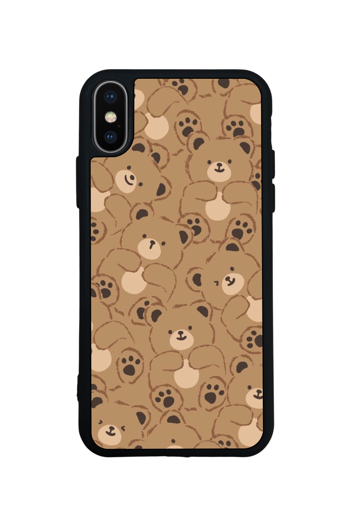 iPhone XS Max Uyumlu Ayı Tasarımlı Glossy Premium Kılıf