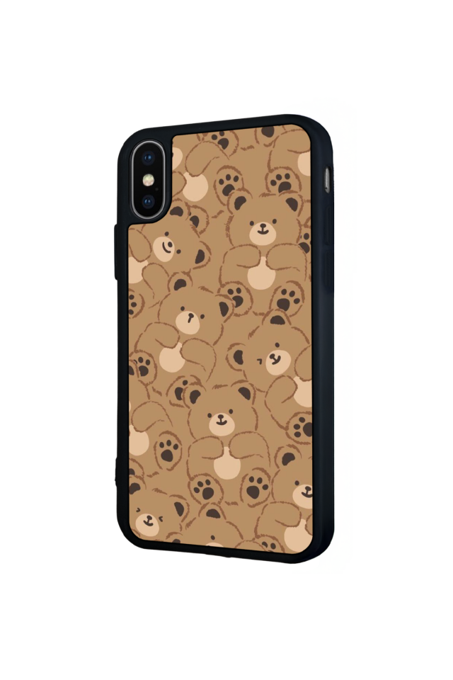 iPhone XS Max Uyumlu Ayı Tasarımlı Glossy Premium Kılıf
