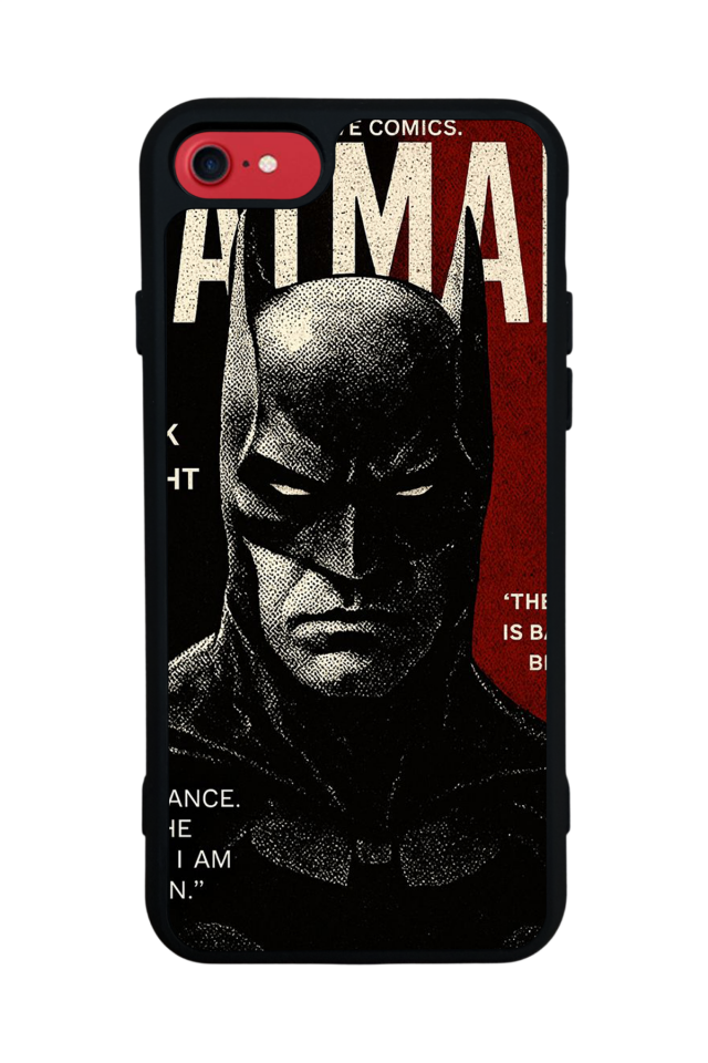 iPhone SE Uyumlu Batman Tasarımlı Glossy Premium Kılıf