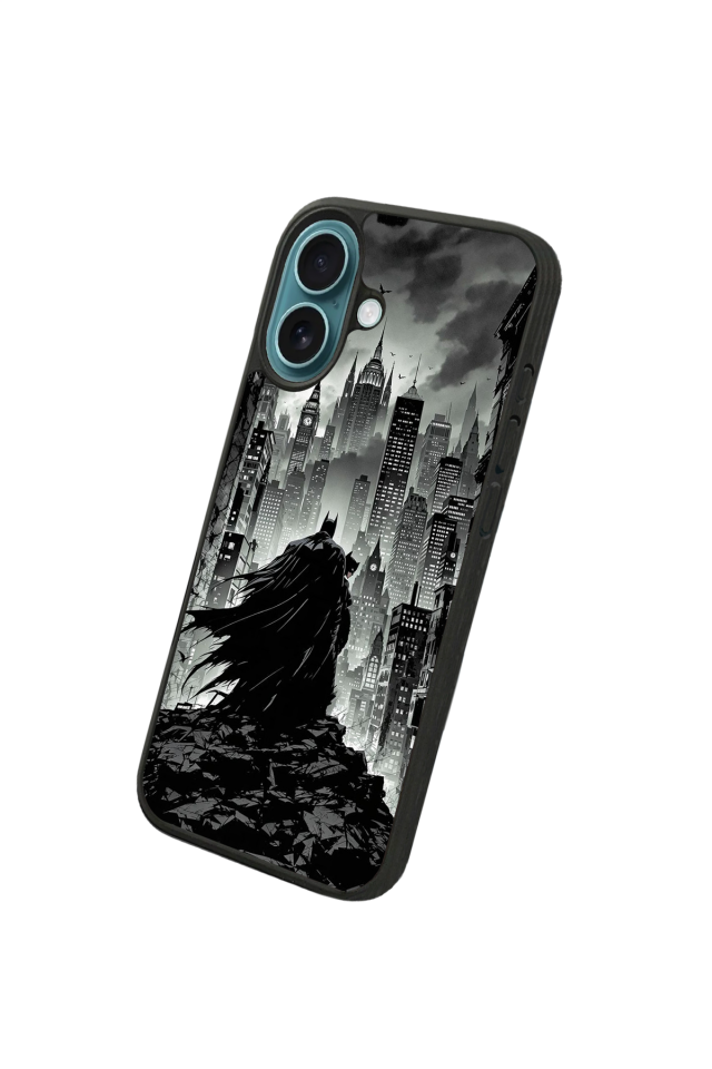 iPhone 16 Plus Uyumlu Batman Tasarımlı Glossy Premium Kılıf