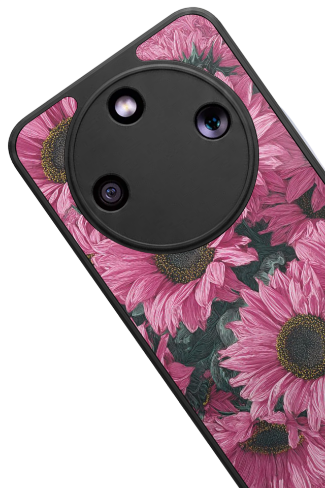 Honor Magic 8 Lite Uyumlu Cicek Tasarımlı Glossy Premium Kılıf