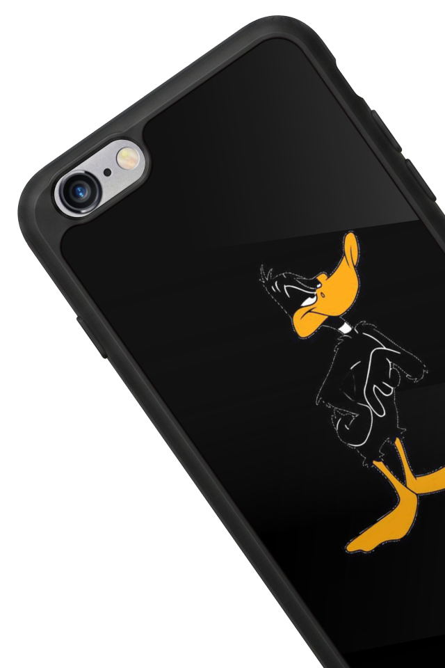 iPhone 6s Plus Uyumlu Daffy duck Tasarımlı Glossy Premium Kılıf