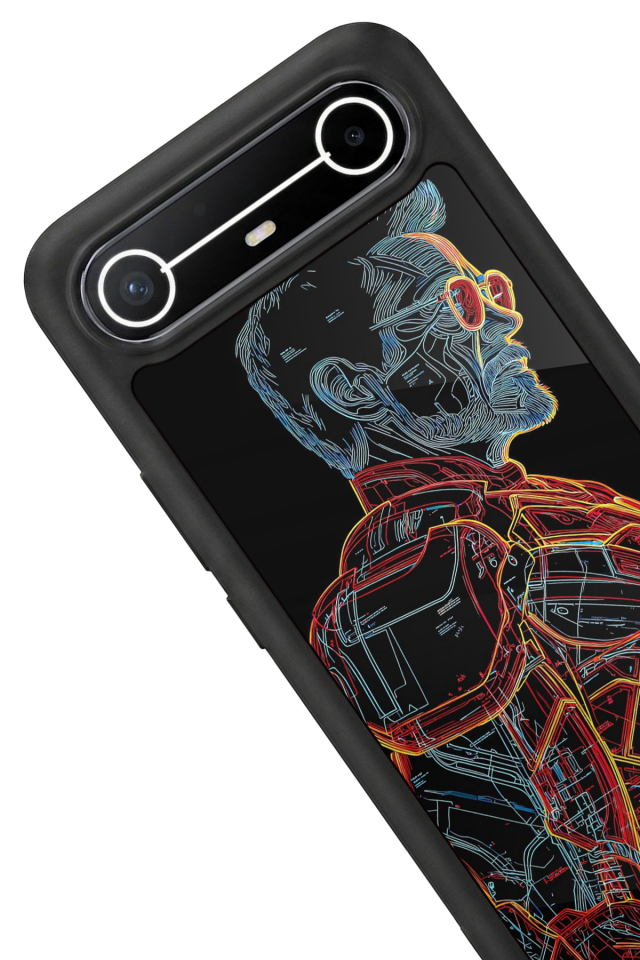 Tecno Spark Slim 5G Uyumlu Iron Man ( Demir Adam ) Tasarımlı Glossy Premium Kılıf