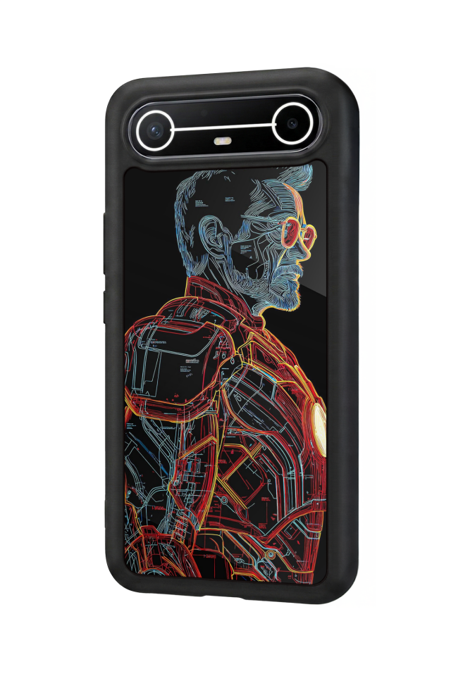 Tecno Spark Slim 5G Uyumlu Iron Man ( Demir Adam ) Tasarımlı Glossy Premium Kılıf