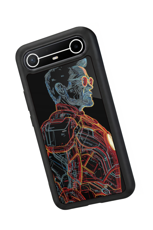 Tecno Spark Slim 5G Uyumlu Iron Man ( Demir Adam ) Tasarımlı Glossy Premium Kılıf