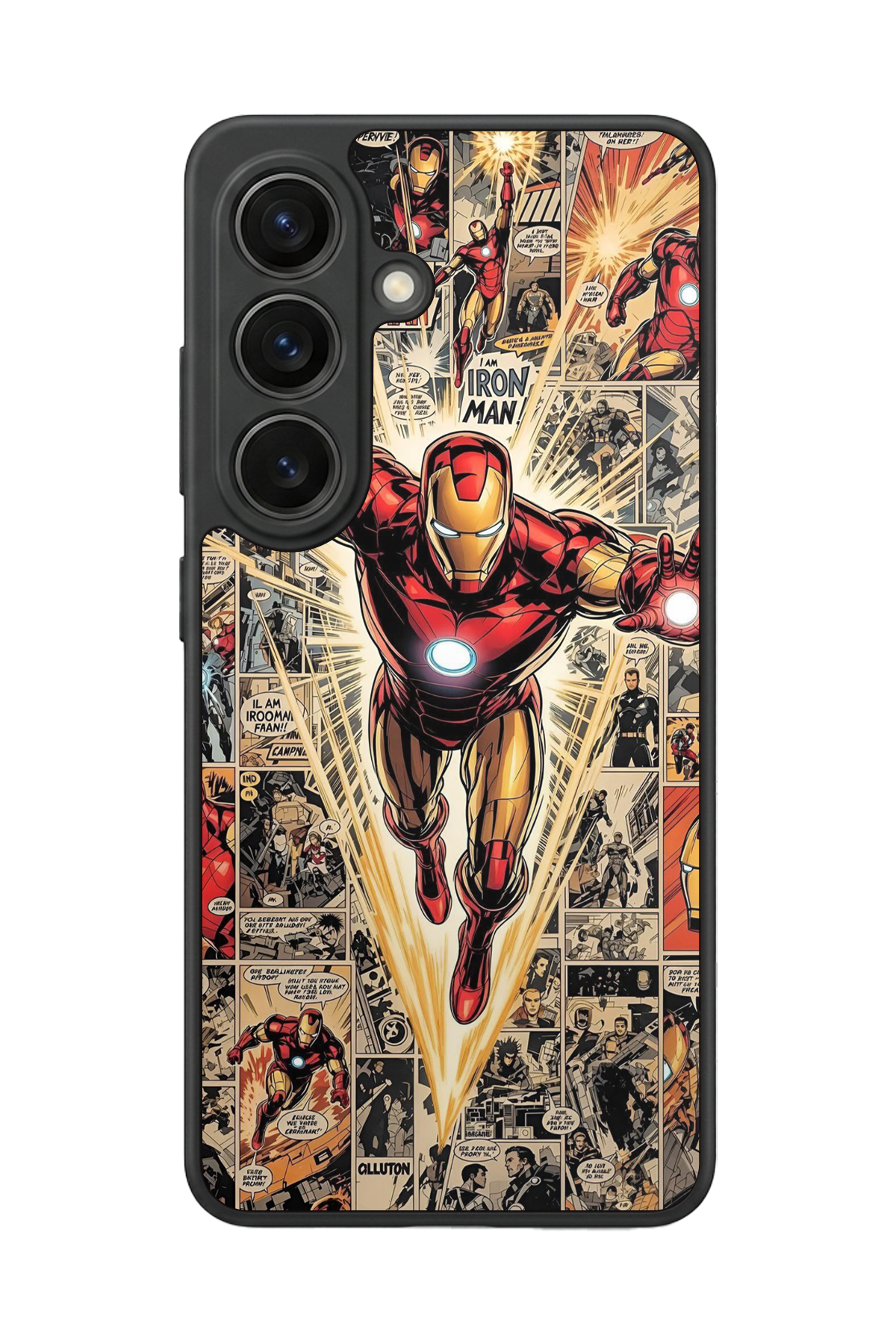 Samsung Galaxy S26 Uyumlu  Iron Man ( Demir Adam ) Tasarımlı Glossy Premium Kılıf