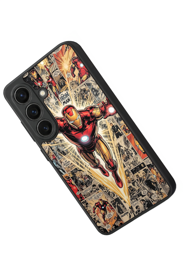 Samsung Galaxy S26 Uyumlu  Iron Man ( Demir Adam ) Tasarımlı Glossy Premium Kılıf