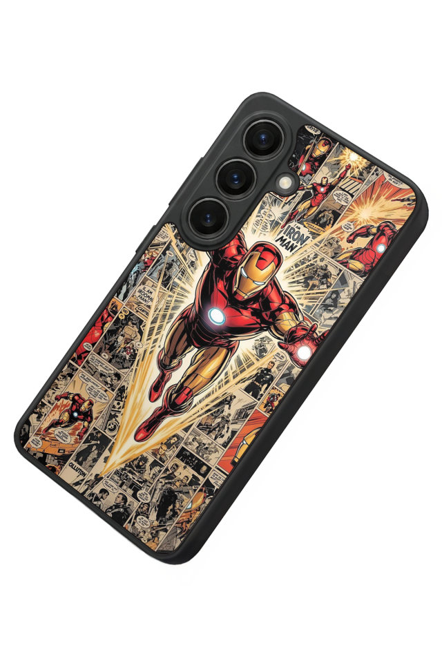 Samsung Galaxy S26 Uyumlu  Iron Man ( Demir Adam ) Tasarımlı Glossy Premium Kılıf