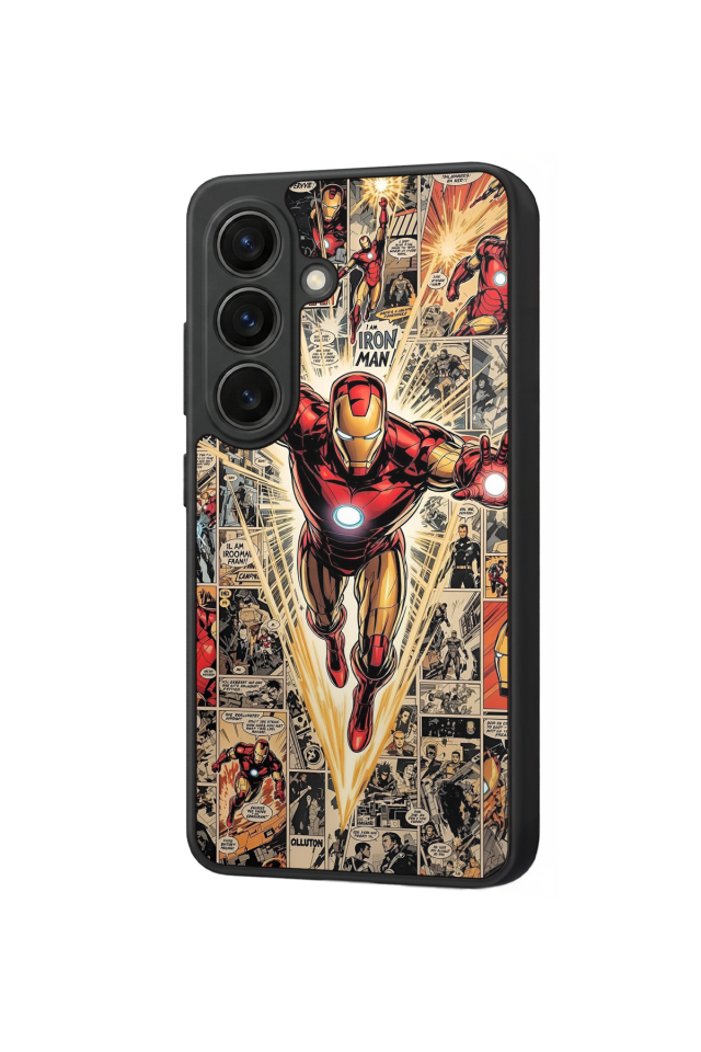 Samsung Galaxy S26 Uyumlu  Iron Man ( Demir Adam ) Tasarımlı Glossy Premium Kılıf