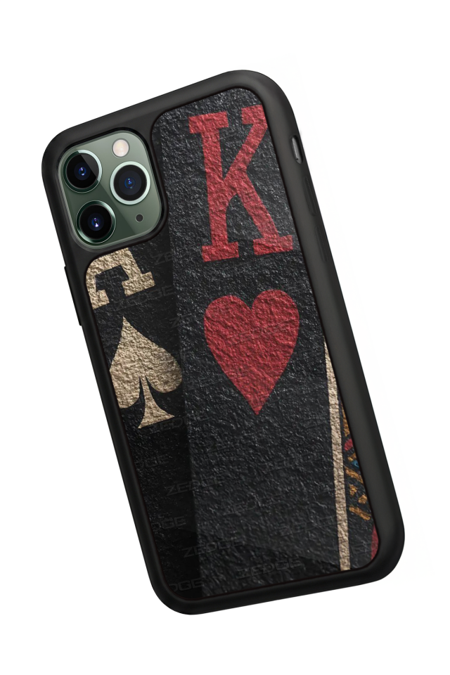 iPhone 11 Pro Max Uyumlu Kart Tasarımlı Glossy Premium Kılıf