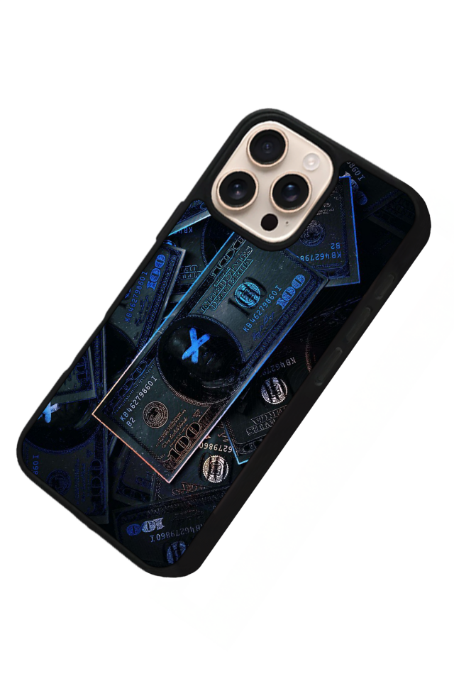 iPhone 14 Pro Max Uyumlu Para Tasarımlı Glossy Premium Kılıf