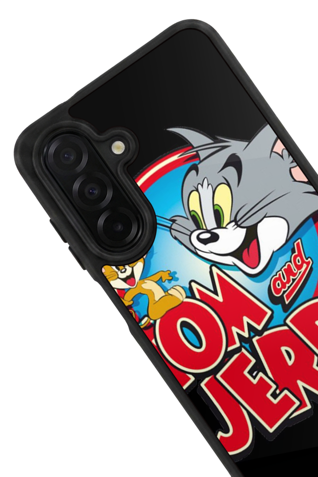 Samsung Galaxy A26 Uyumlu Tom And Jerry Tasarımlı Glossy Premium Kılıf