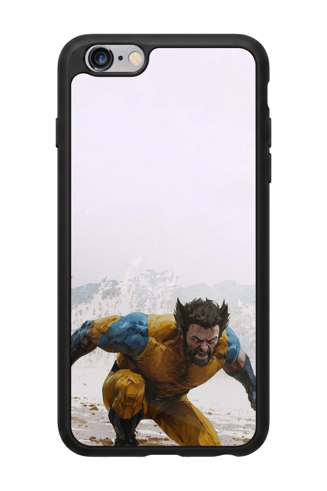 iPhone 6 Plus Uyumlu Wolverine Tasarımlı Glossy Premium Kılıf