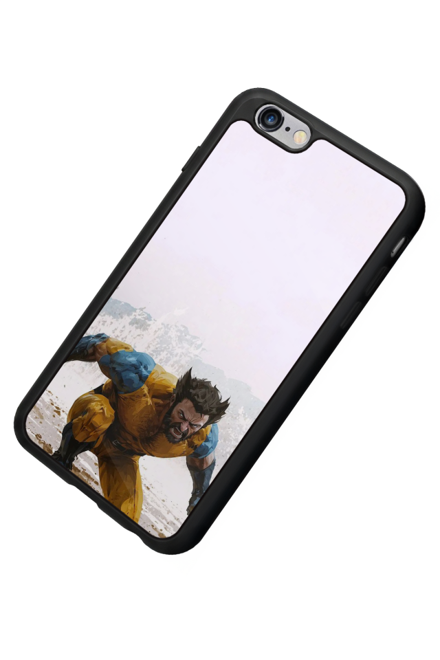 iPhone 6 Plus Uyumlu Wolverine Tasarımlı Glossy Premium Kılıf