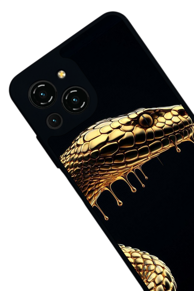 Reeder S23 Pro Max Uyumlu Yılan Tasarımlı Glossy Premium Kılıf