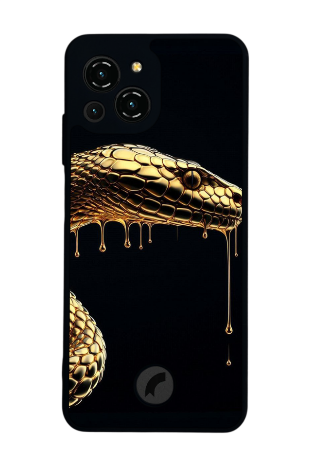 Reeder S23 Pro Max Uyumlu Yılan Tasarımlı Glossy Premium Kılıf