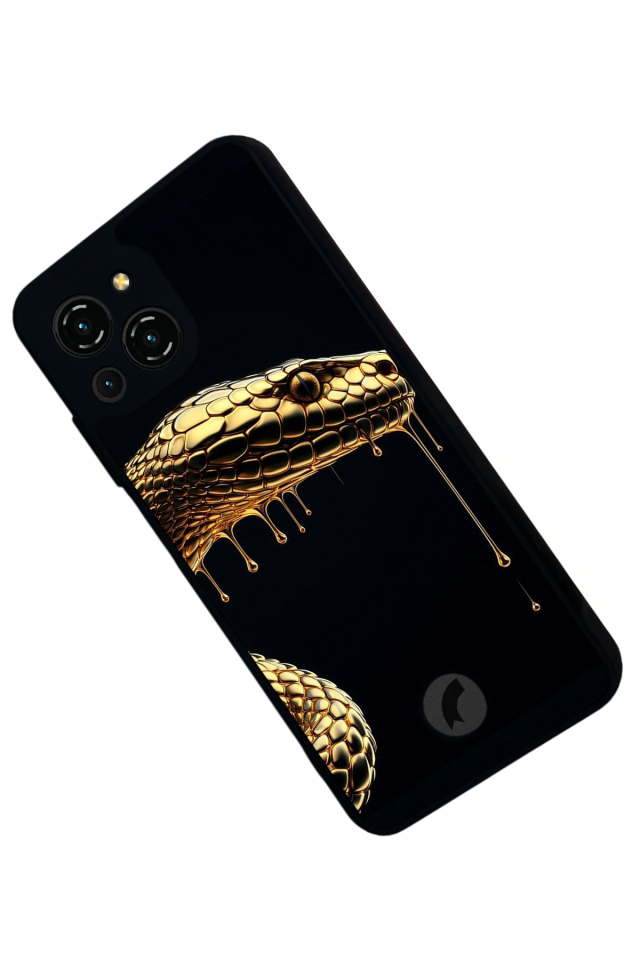 Reeder S23 Pro Max Uyumlu Yılan Tasarımlı Glossy Premium Kılıf