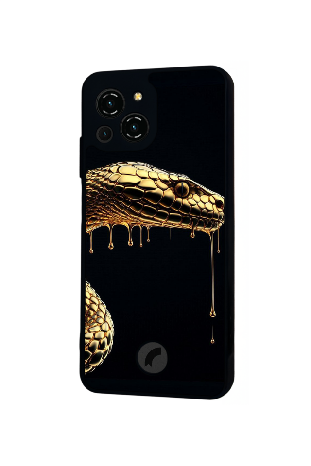 Reeder S23 Pro Max Uyumlu Yılan Tasarımlı Glossy Premium Kılıf