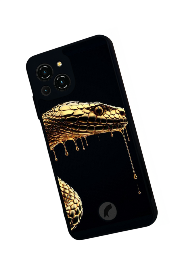 Reeder S23 Pro Max Uyumlu Yılan Tasarımlı Glossy Premium Kılıf