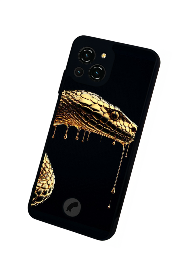 Reeder S23 Pro Max Uyumlu Yılan Tasarımlı Glossy Premium Kılıf