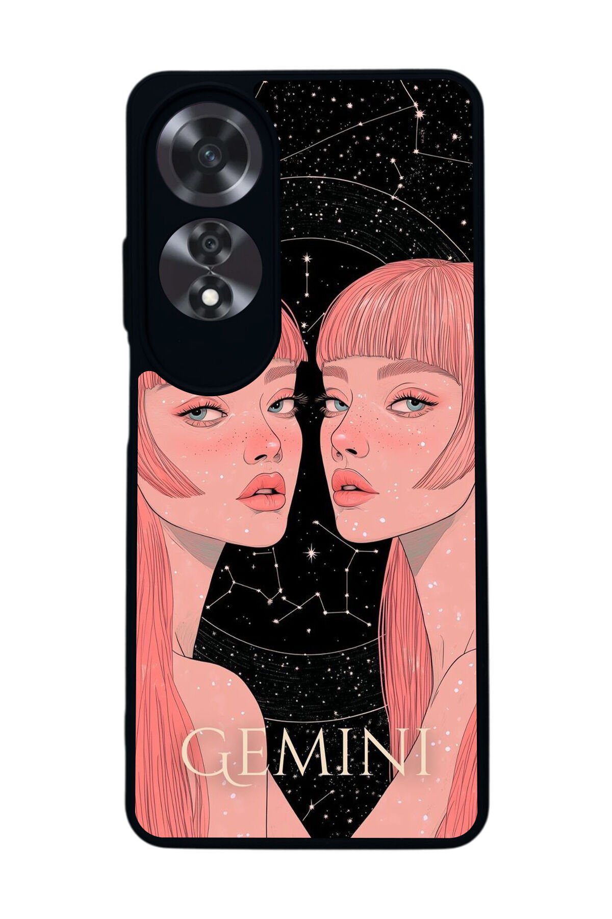 Oppo A60 Mat Siyah uyumlu Kılıf – Yumuşak Silikon, Koruyucu, Şok Emici Kapak