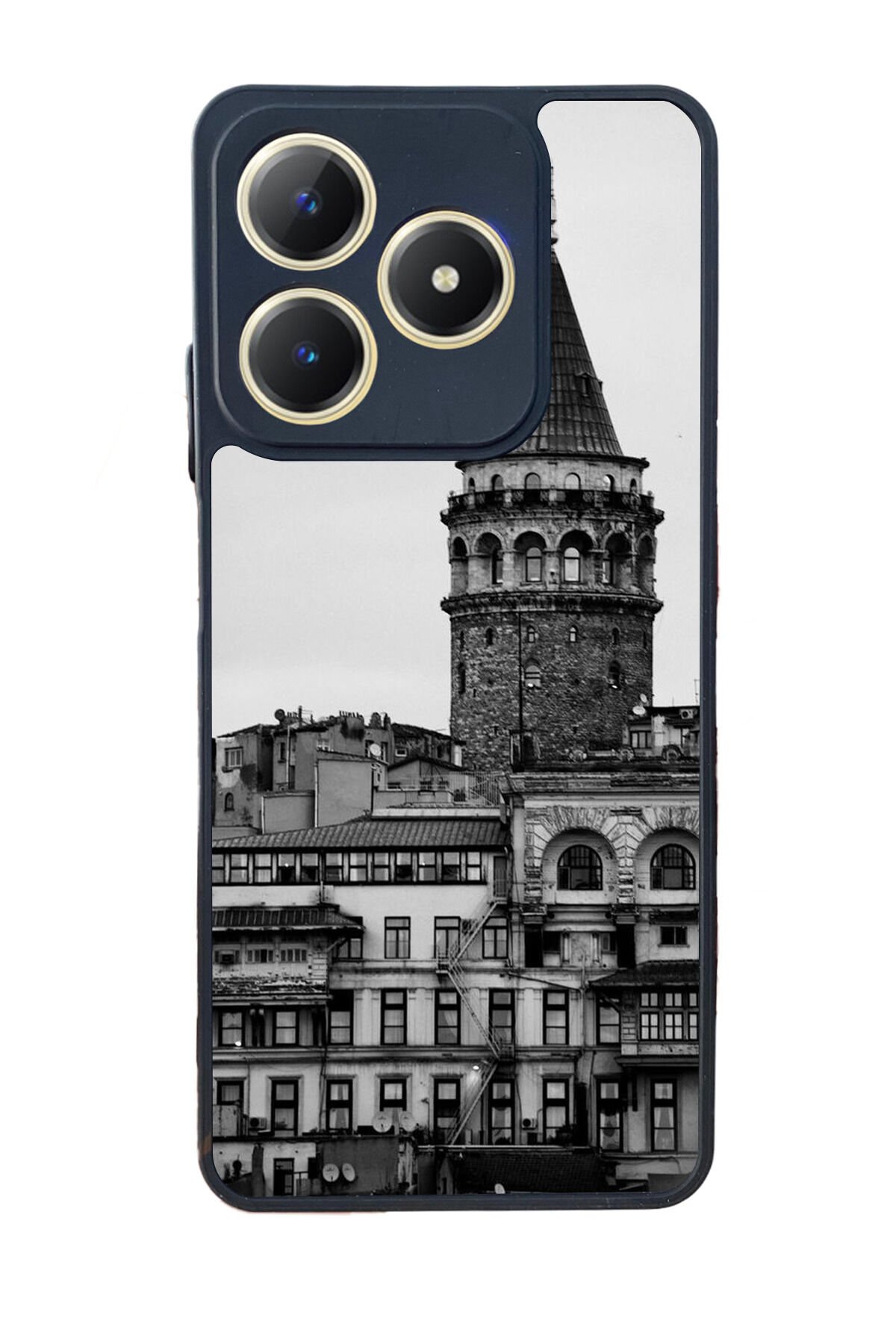 Realme C63 Mat Uyumlu Siyah Kılıf – Yumuşak Silikon, Koruyucu, Şok Emici Kapak