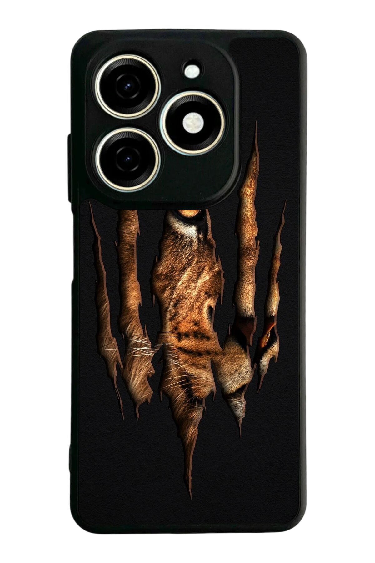 Infınıx Smart 8 Pro Uyumlu Aslan Tasarımlı Glossy Premium Kılıf