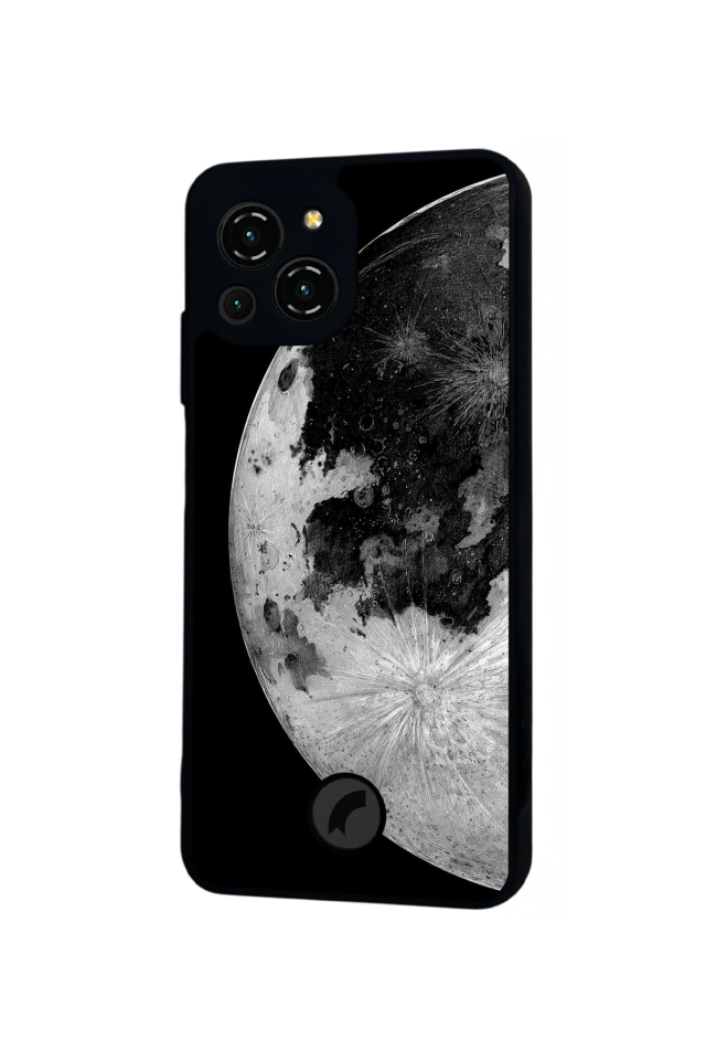 Reeder S23 Pro Max Uyumlu Ay Tasarımlı Glossy Premium Kılıf