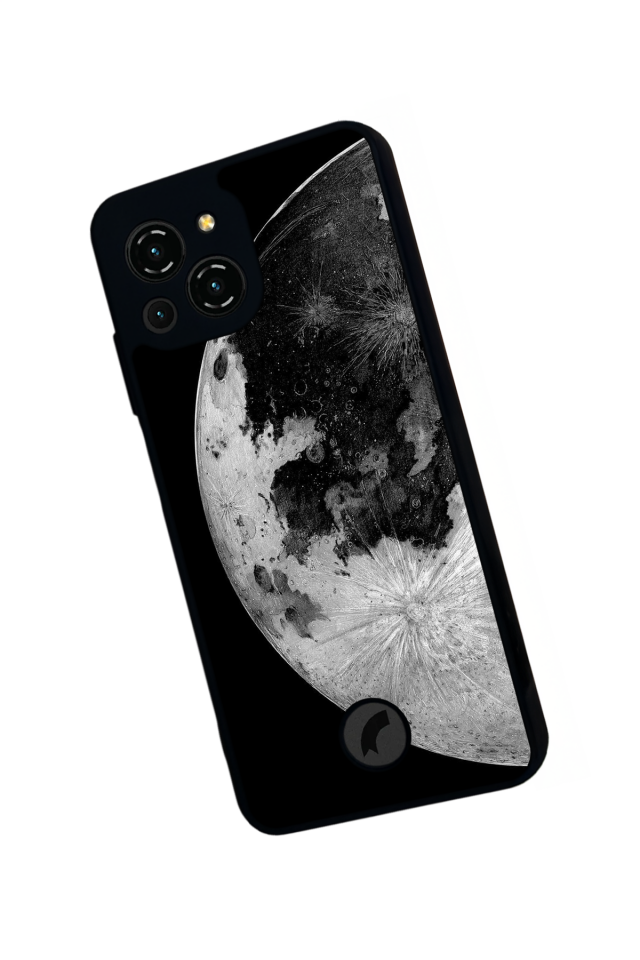 Reeder S23 Pro Max Uyumlu Ay Tasarımlı Glossy Premium Kılıf