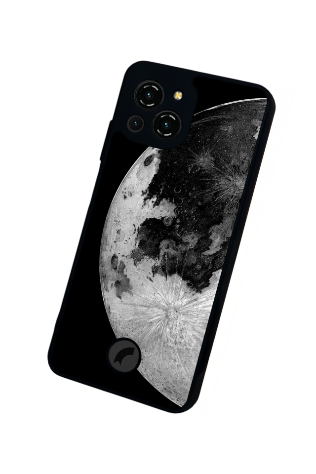 Reeder S23 Pro Max Uyumlu Ay Tasarımlı Glossy Premium Kılıf