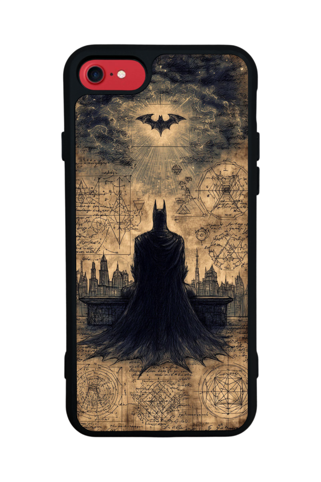 iPhone SE Uyumlu Batman Tasarımlı Glossy Premium Kılıf