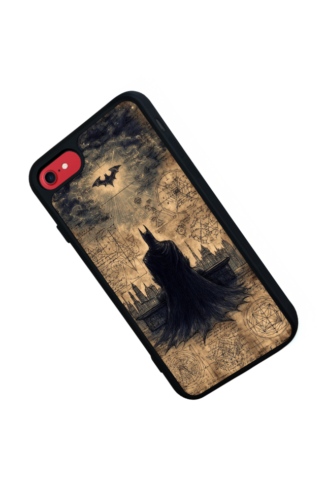 iPhone SE Uyumlu Batman Tasarımlı Glossy Premium Kılıf