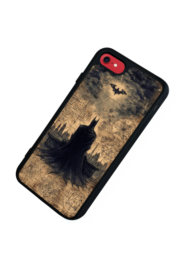 iPhone SE Uyumlu Batman Tasarımlı Glossy Premium Kılıf