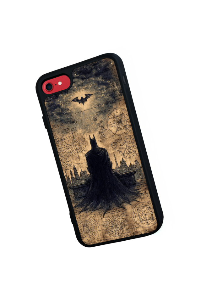 iPhone SE Uyumlu Batman Tasarımlı Glossy Premium Kılıf