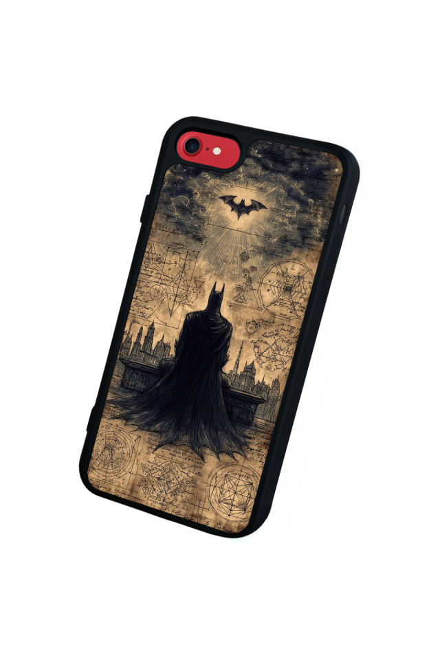 iPhone SE Uyumlu Batman Tasarımlı Glossy Premium Kılıf