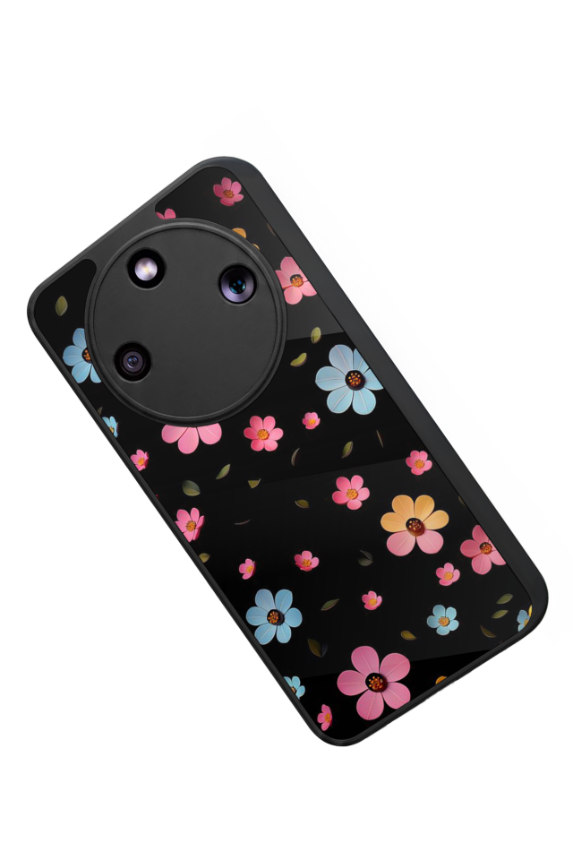 Honor Magic 8 Lite Uyumlu Cicek Tasarımlı Glossy Premium Kılıf