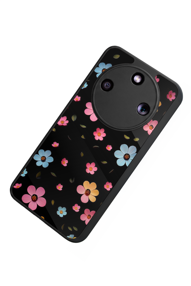 Honor Magic 8 Lite Uyumlu Cicek Tasarımlı Glossy Premium Kılıf