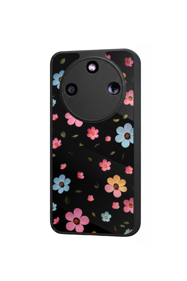 Honor Magic 8 Lite Uyumlu Cicek Tasarımlı Glossy Premium Kılıf
