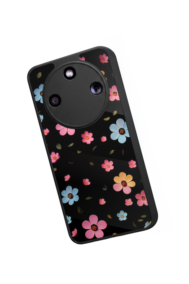 Honor Magic 8 Lite Uyumlu Cicek Tasarımlı Glossy Premium Kılıf