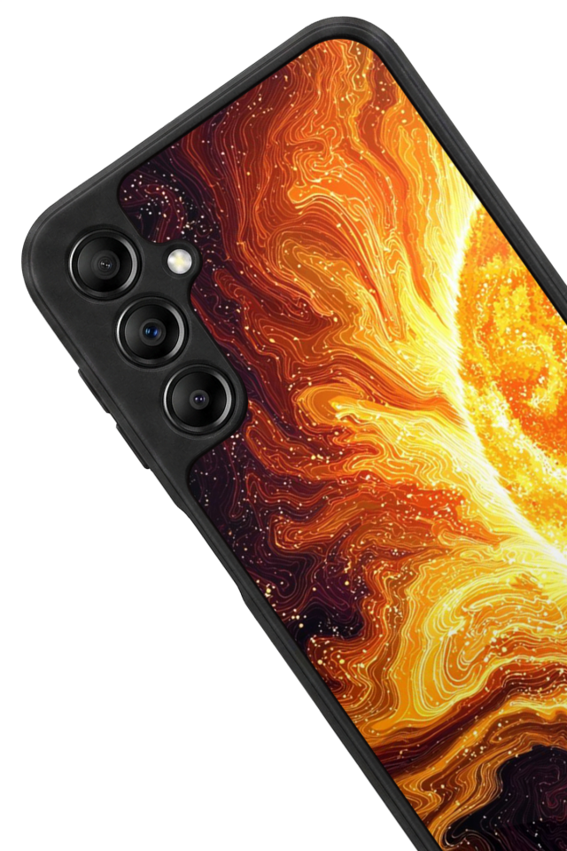 Samsung Galaxy A14 Uyumlu Güneş Tasarımlı Glossy Premium Kılıf