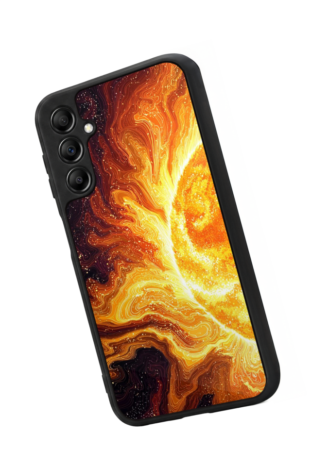 Samsung Galaxy A14 Uyumlu Güneş Tasarımlı Glossy Premium Kılıf