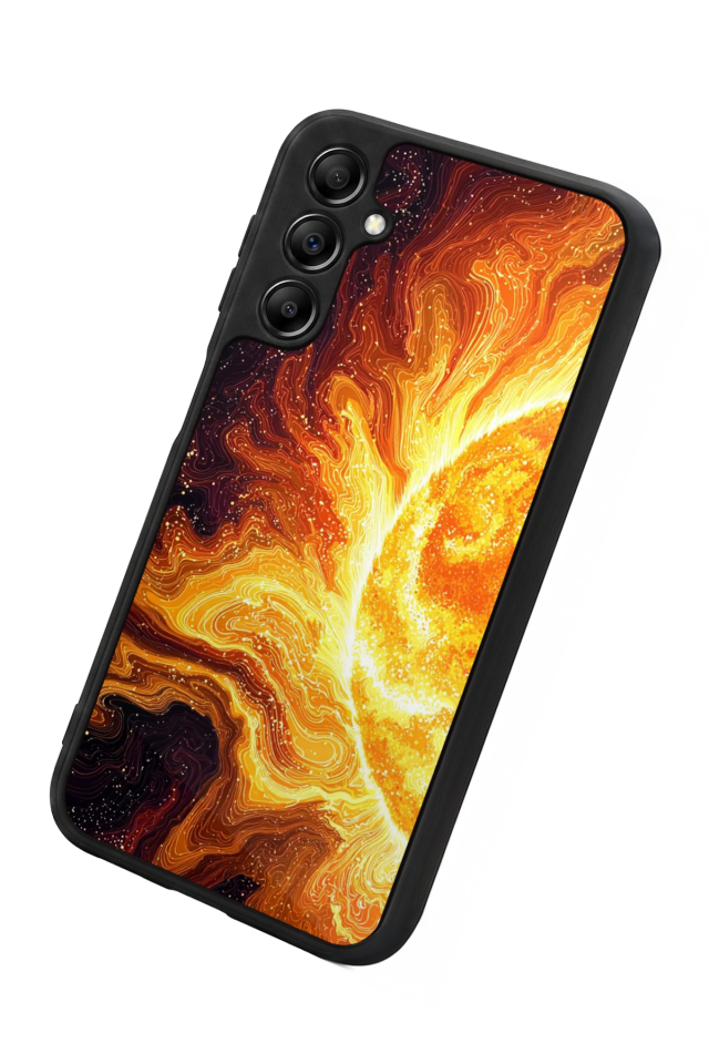 Samsung Galaxy A14 Uyumlu Güneş Tasarımlı Glossy Premium Kılıf