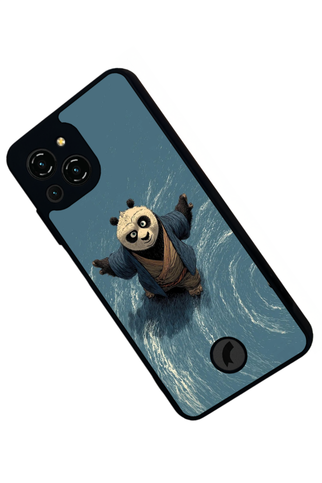 Reeder S23 Pro Max Uyumlu Kung Fu Panda Tasarımlı Glossy Premium Kılıf