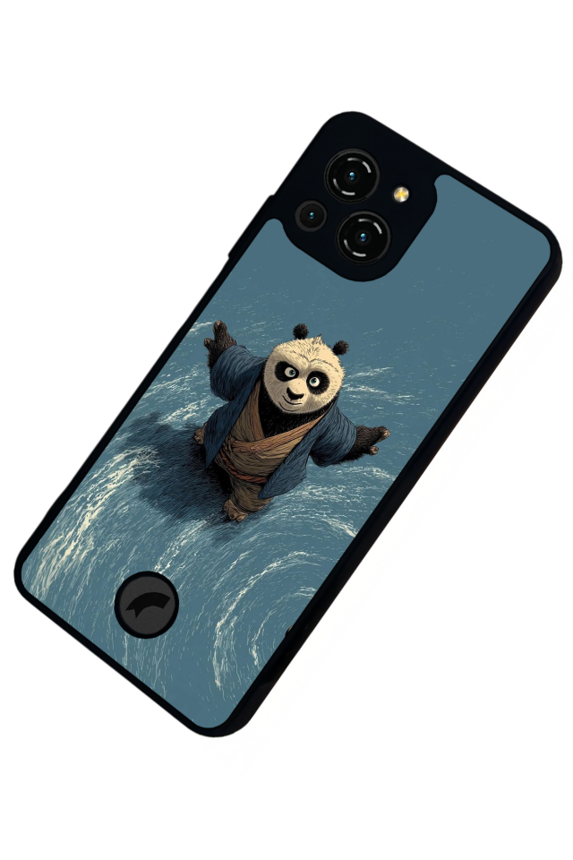 Reeder S23 Pro Max Uyumlu Kung Fu Panda Tasarımlı Glossy Premium Kılıf