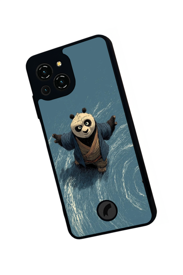 Reeder S23 Pro Max Uyumlu Kung Fu Panda Tasarımlı Glossy Premium Kılıf